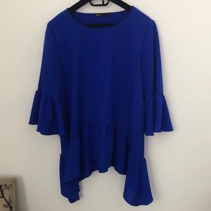 Gibson Royal Blue Small Top. Very flattering On. Excellent Condition!